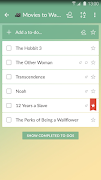 Wunderlist: Liste des tâches capture d'écran 4