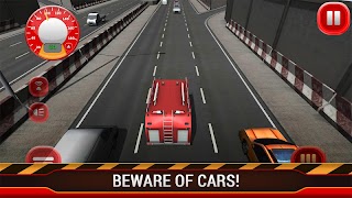 Fire Truck Racing 截图 2