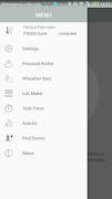 برنامه‌نما Q7 SmartWatch عکس از صفحه