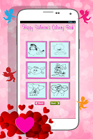 Happy Valentine Coloring Book screenshot 1