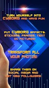 Cyborg Kamera Fotoğraf Editörü-Cyborg Yüz Maskesi Ekran Görüntüsü 1