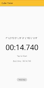 Rubik Cube Timer تصوير الشاشة 4
