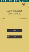 برنامه‌نما Learn Resistor Color Coding عکس از صفحه