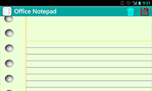 5 Schermata ufficio Notepad