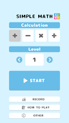 SimpleMath -  Brain training!! imagem de tela 1