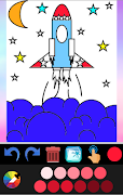 Space Coloring Book syot layar 3