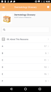 Dermatology Glossary Ekran Görüntüsü 1
