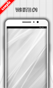White Wallpapers imagem de tela 1