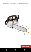 Chainsaw - Realistic prank app screenshot 1