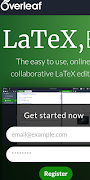 Overleaf Latex Editor poster