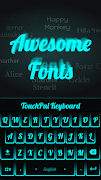 Lobster Free Keyboard Font Cartaz