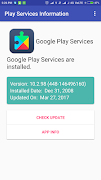 Play Services Information ảnh chụp màn hình 2