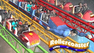 Roller Coaster Simulator : Rollercoaster Games imagem de tela 2