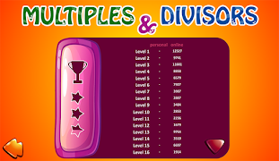 برنامه‌نما Multiples and Divisors عکس از صفحه