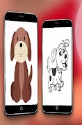 Como desenhar cães fofos imagem de tela 3