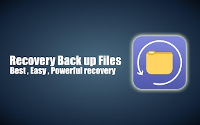 Recovery Back up Files ポスター