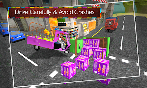 Tuk Tuk Auto Rikshaw Cargo Simulator 3D screenshot 4