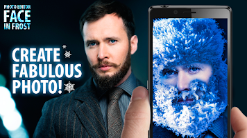 Face in frost. Photo editor screenshot 3
