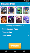 Random Clash Royale Deck capture d'écran 1