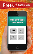 Free Gift Code Generator تصوير الشاشة 1