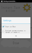 Instant Task killer ảnh chụp màn hình 1