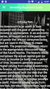 Investing Beginner's Guide 截图 2
