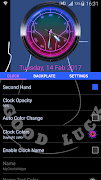 Neon Lights Clock Widget اسکرین شاٹ 5