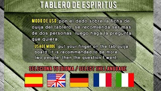 Guija Tablero Tabla Contact Espiritus Paranormal スクリーンショット 1