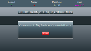English Grammar test for class 10 Screenshot 5