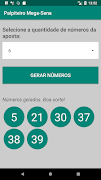 Palpiteiro Mega-Sena captura de pantalla 2