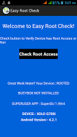 Easy Root Check 海報
