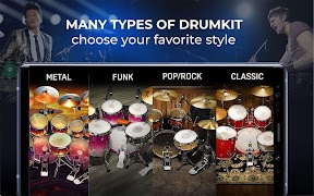 Drum Kit Simulator: Real Drum Kit Beat Maker ảnh chụp màn hình 1