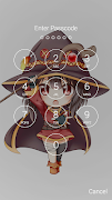 Megumin Lock Screen Wallpaper скриншот 7