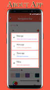 برنامه‌نما Note 10 Navigation Bar عکس از صفحه