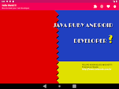 برنامه‌نما Hello World عکس از صفحه