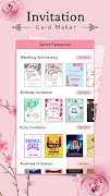 Invitation Card Maker : Digital Invitation Card 截图 1