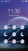AppLock Theme Midnight Blues ảnh chụp màn hình 5