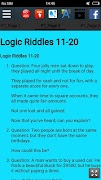 Logic Riddles ภาพหน้าจอ 3