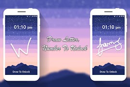 Signature lock screen : gesture effect screenshot 7