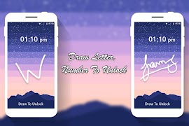 Signature lock screen : gesture effect screenshot 7