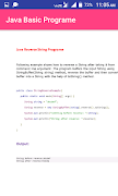 java basic programing app اسکرین شاٹ 5