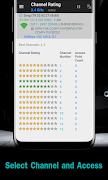 برنامه‌نما WiFi Analyzer عکس از صفحه