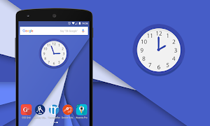 Multicolor Analog Clock Widget 截图 7