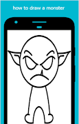 how to draw a monster syot layar 4
