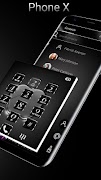 Tema de Black Shining Apple Launcher captura de pantalla 3