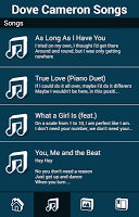 Poster Dove Cameron Songs