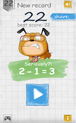 Math Dog: quiz it up! اسکرین شاٹ 4