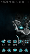 Dark machine Atom theme screenshot 2