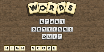 Words poster