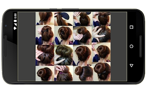 Hair Bun Tutorials Ekran Görüntüsü 2